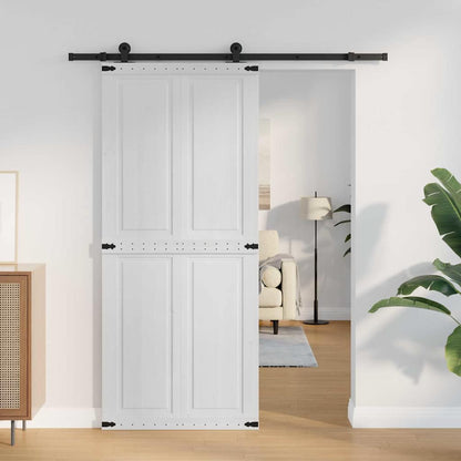 vidaXL Barn Door CORONA Solid Pine Wood