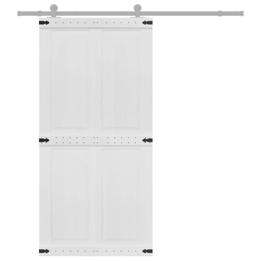 Barn Door CORONA Solid Pine Wood 100 x 210 cm