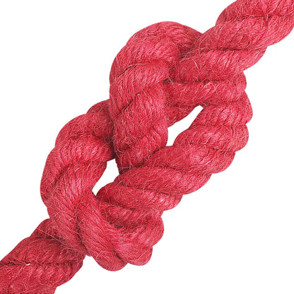 vidaXL Jute Rope 14 mm Red 100% Tossa jute 4