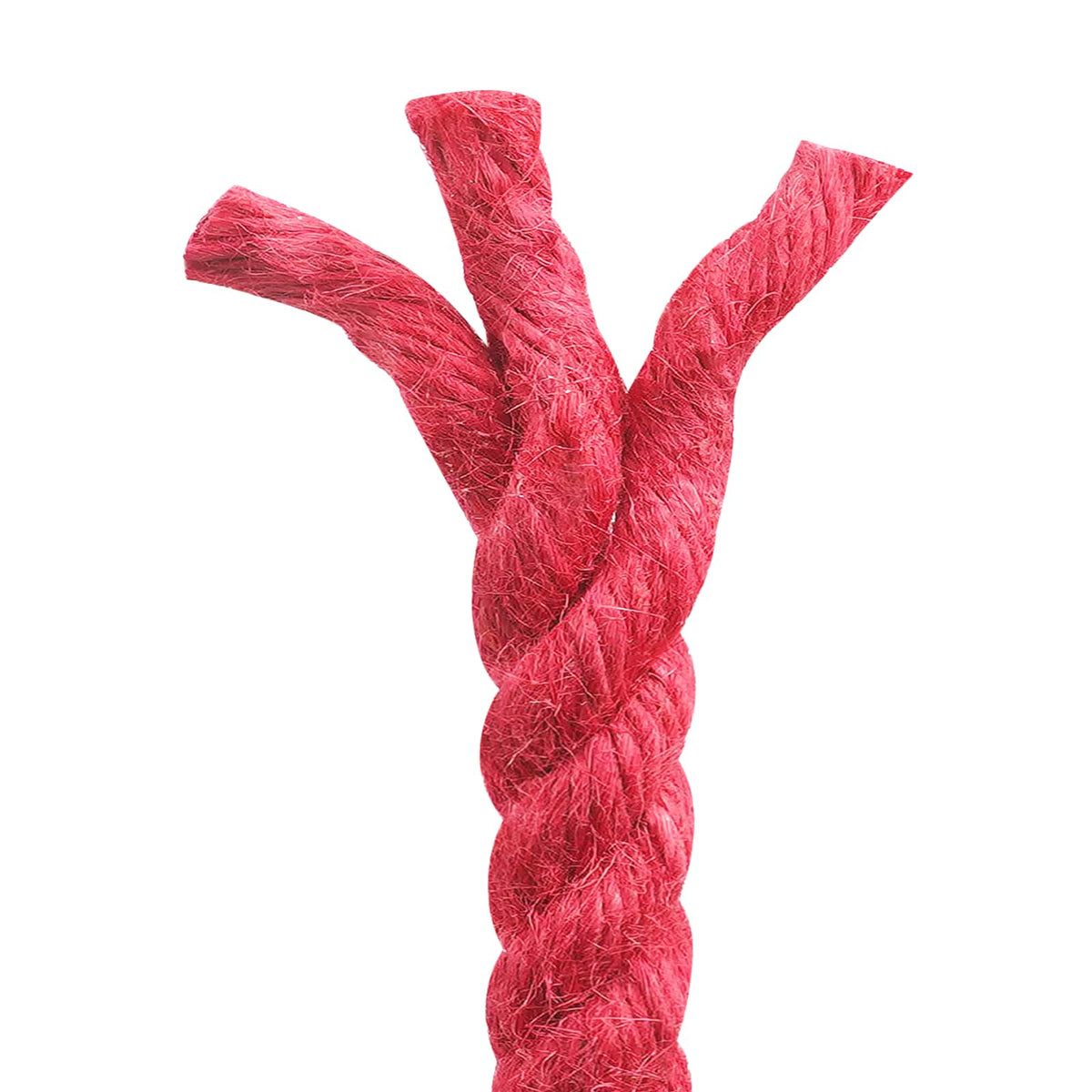 vidaXL Jute Rope 14 mm Red 100% Tossa jute 5