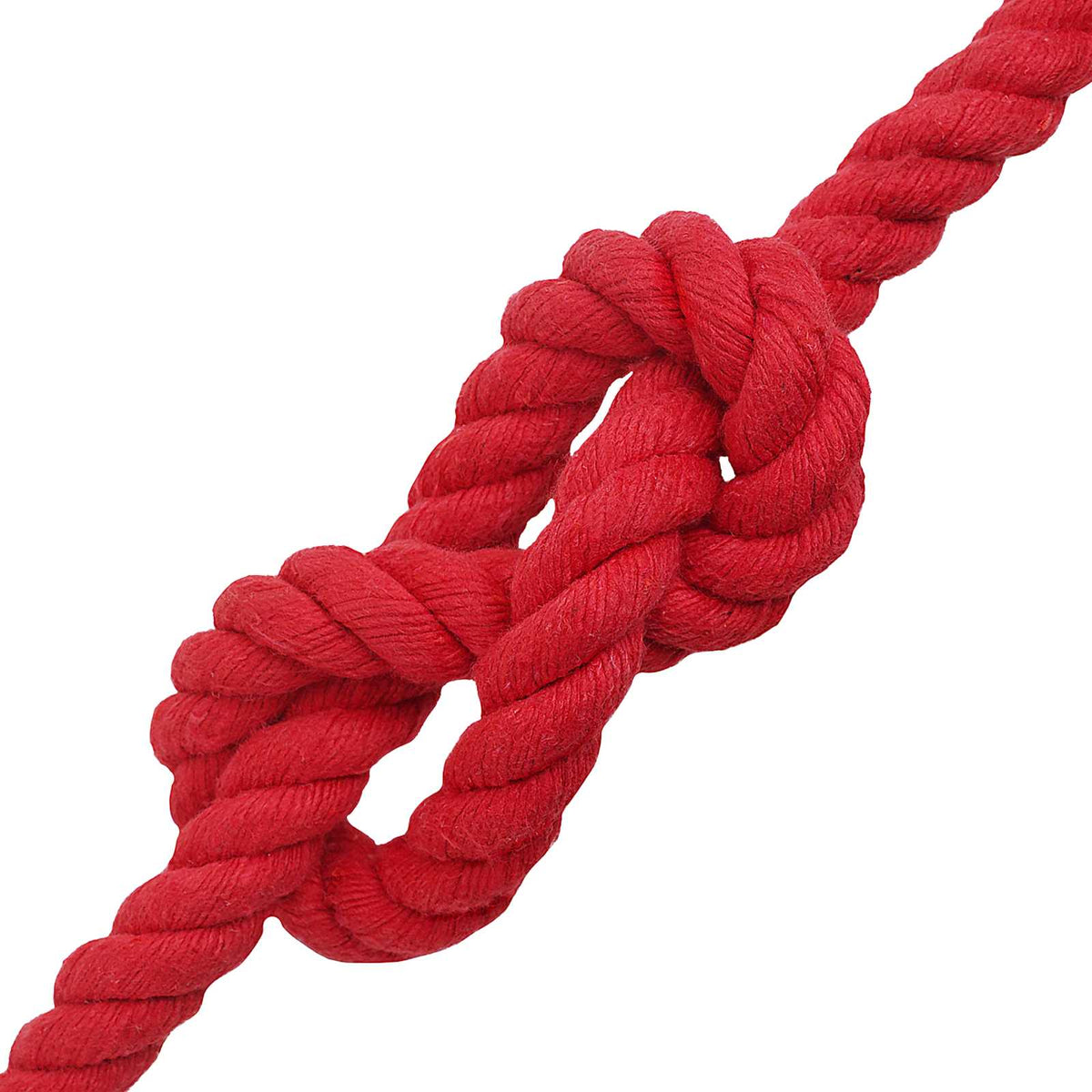 Cotton Rope 100% Cotton Red Length 25 m 20 mm