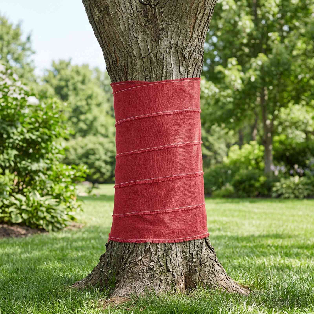 Garden Jute Netting 100% Tossa Jute 280 gsm Red 160 cm – 200 cm 160 cm x 15 m