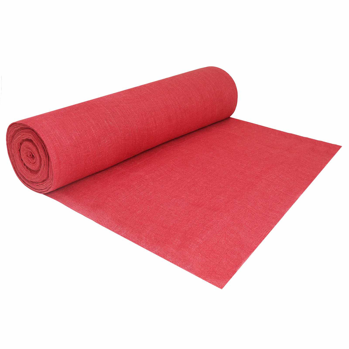 Garden Jute Netting 100% Tossa Jute 280 gsm Red 160 cm – 200 cm 200 cm x 50 m