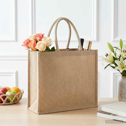 vidaXL Jute Handbags 50 Natural 42 x 33 x 19 cm 100% Tossa Jute 1