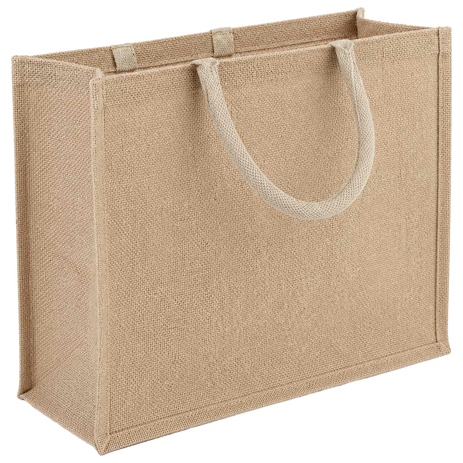 vidaXL Jute Handbags 50 Natural 42 x 33 x 19 cm 100% Tossa Jute 3