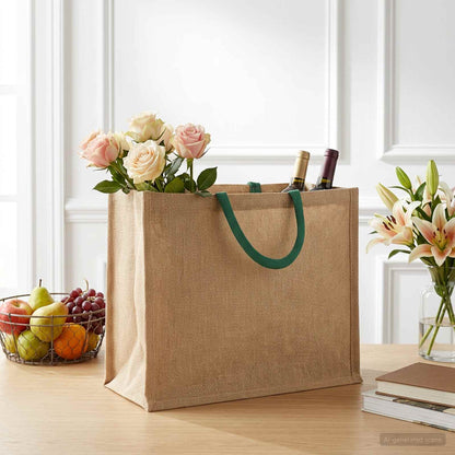 vidaXL Jute Handbags 42 x 33 x 19 cm