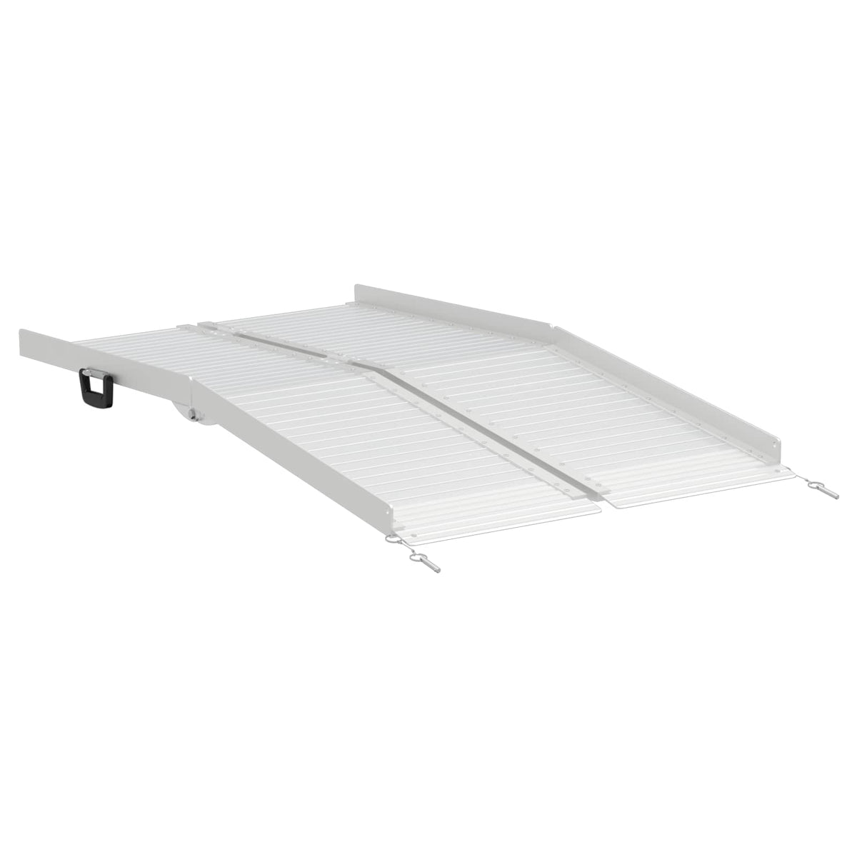vidaXL Ramp for Wheelchair 270 kg Silver 270 kg Aluminium 6