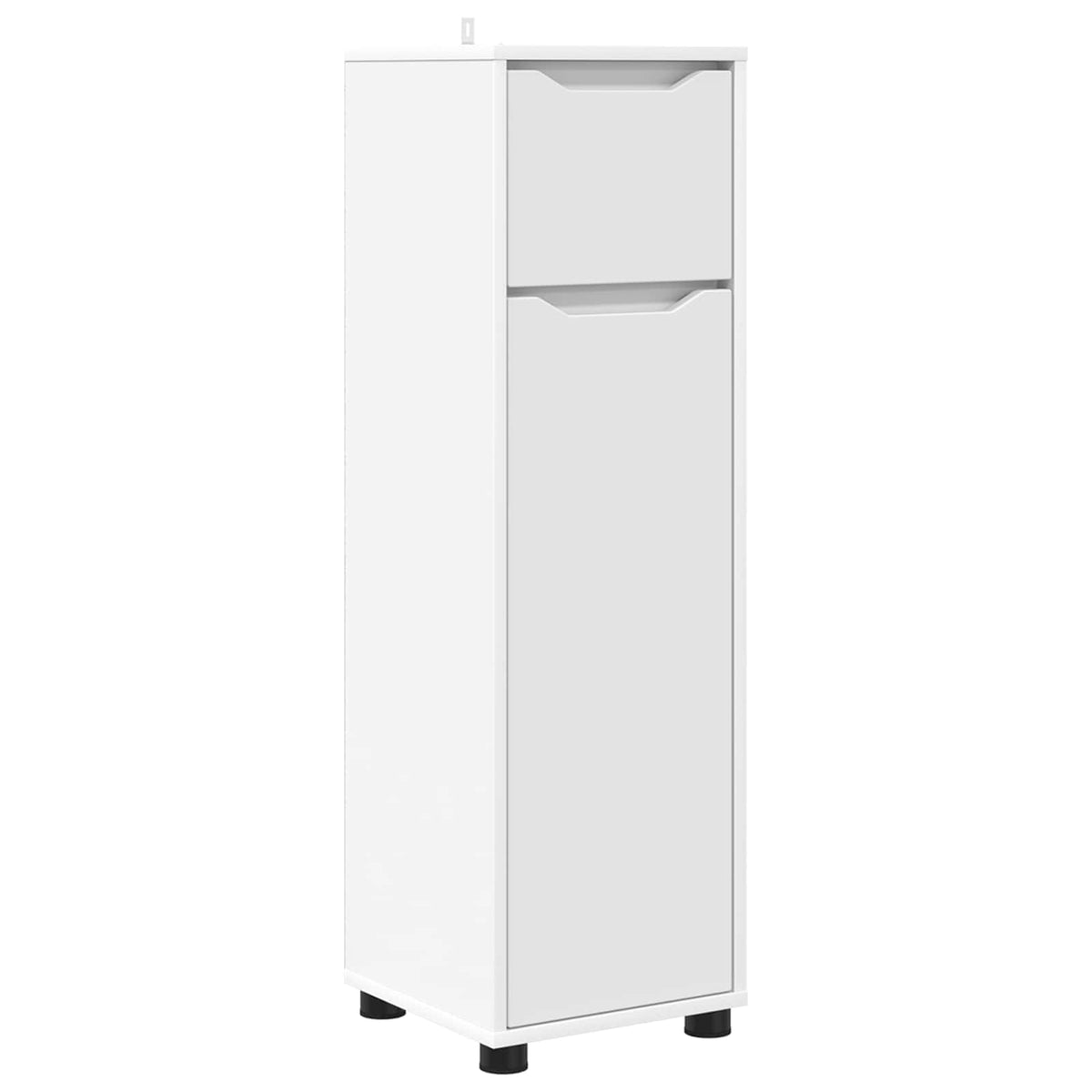Bathroom Cabinet 30.5 x 30 x 101 cm Engineered Wood White