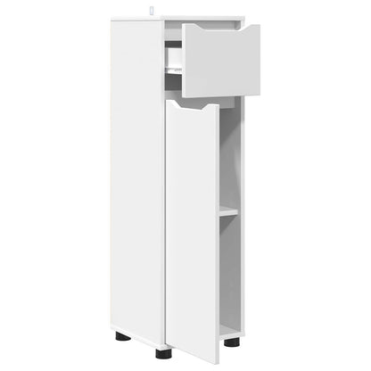 Bathroom Cabinet 30.5 x 30 x 101 cm Engineered Wood White