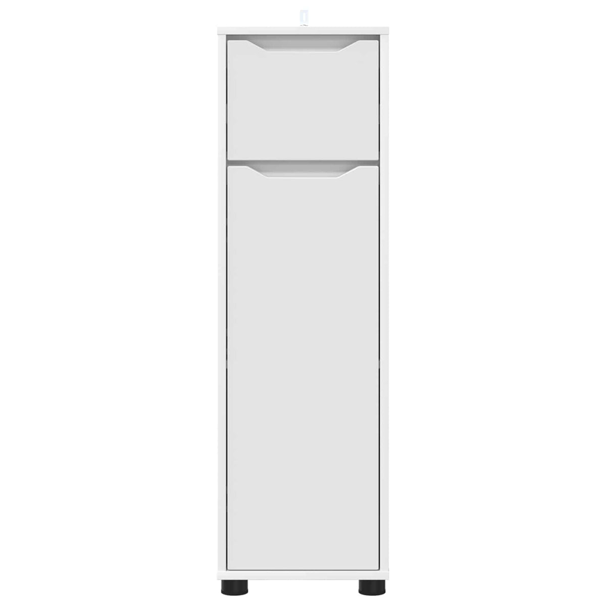 Bathroom Cabinet 30.5 x 30 x 101 cm Engineered Wood White