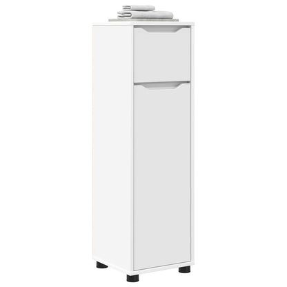 Bathroom Cabinet 30.5 x 30 x 101 cm Engineered Wood White