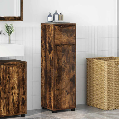 Bathroom Cabinet 30.5 x 30 x 101 cm Engineered Wood Smoked oak