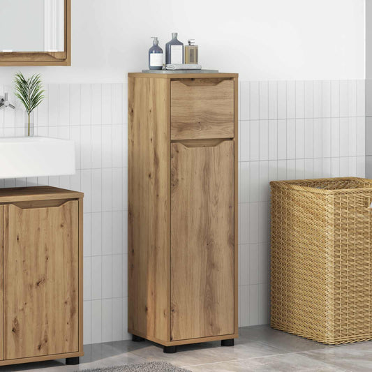 Bathroom Cabinet 30.5 x 30 x 101 cm Engineered Wood Artisan oak