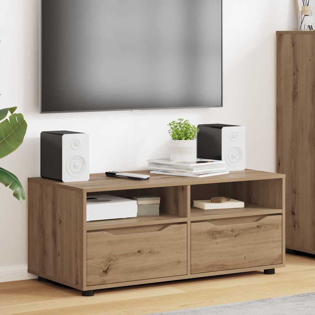TV Cabinet 100 x 48 x 43 cm Engineered Wood Artisan oak