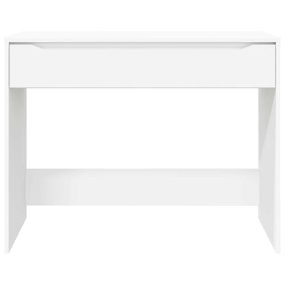 Desk with Drawer 100 x 50 x 78 cm Engineered Wood White