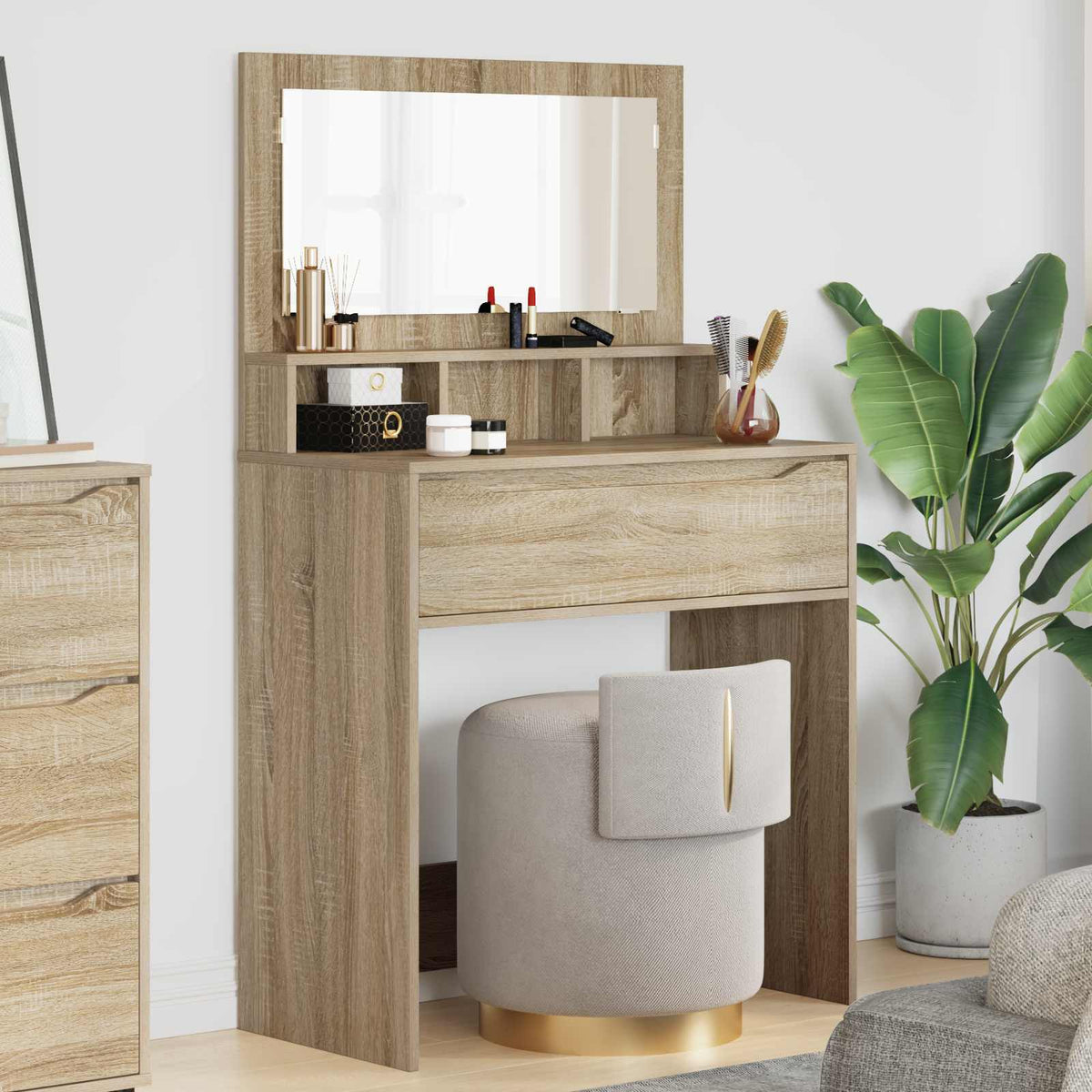 Bedroom Dressing Tables 80 x 39.6 x 135 cm Sonoma oak