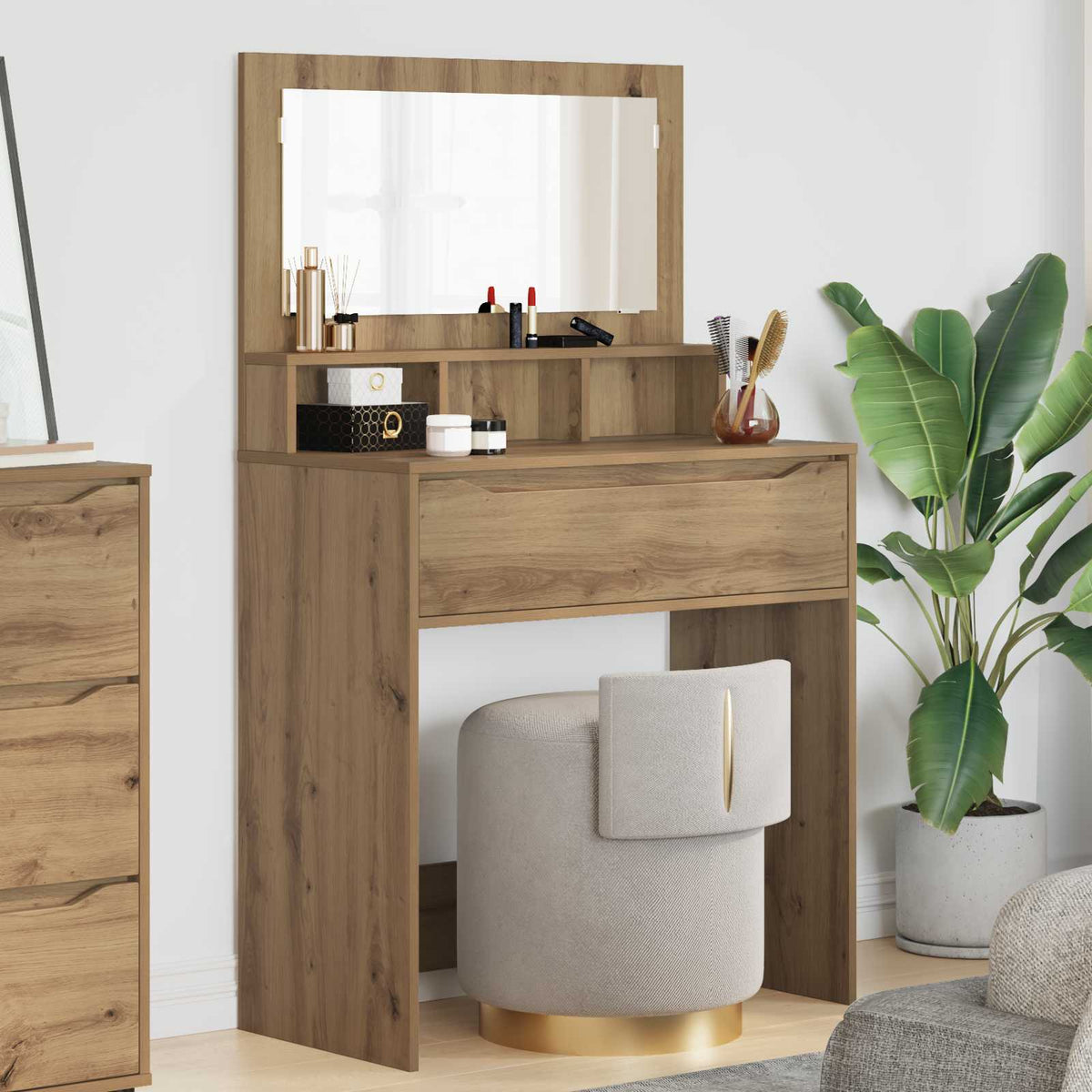 Bedroom Dressing Tables 80 x 39.6 x 135 cm Artisan oak