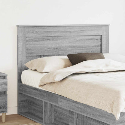 Headboard Engineered Wood Grey Sonoma 120 cm