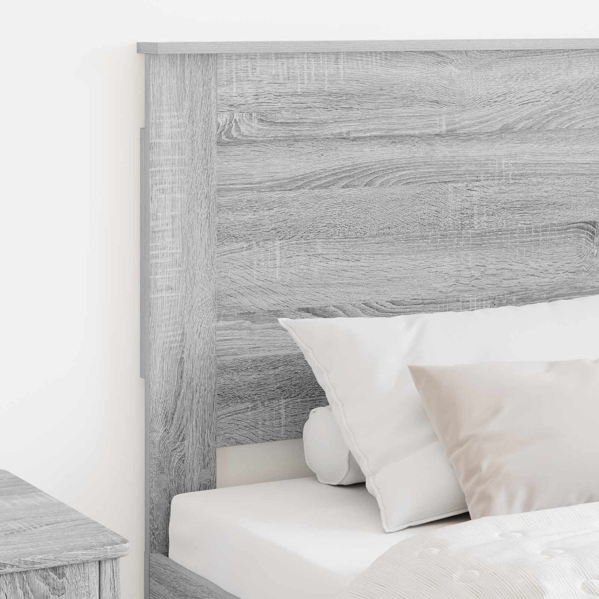Headboard Engineered Wood Grey Sonoma 80 cm