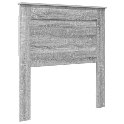 Headboard Engineered Wood Grey Sonoma 80 cm