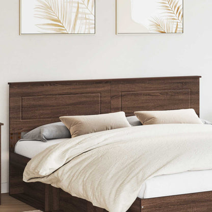 Headboard Engineered wood Brown Oak 180 cm