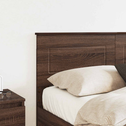 Headboard Engineered wood Brown Oak 160 cm