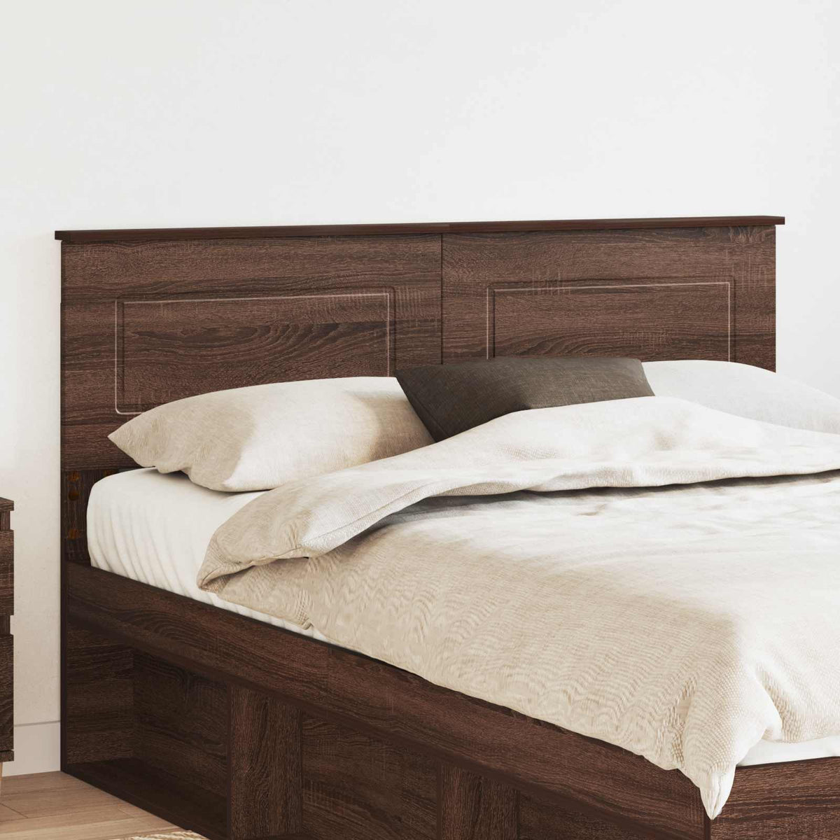 Headboard Engineered wood Brown Oak 160 cm