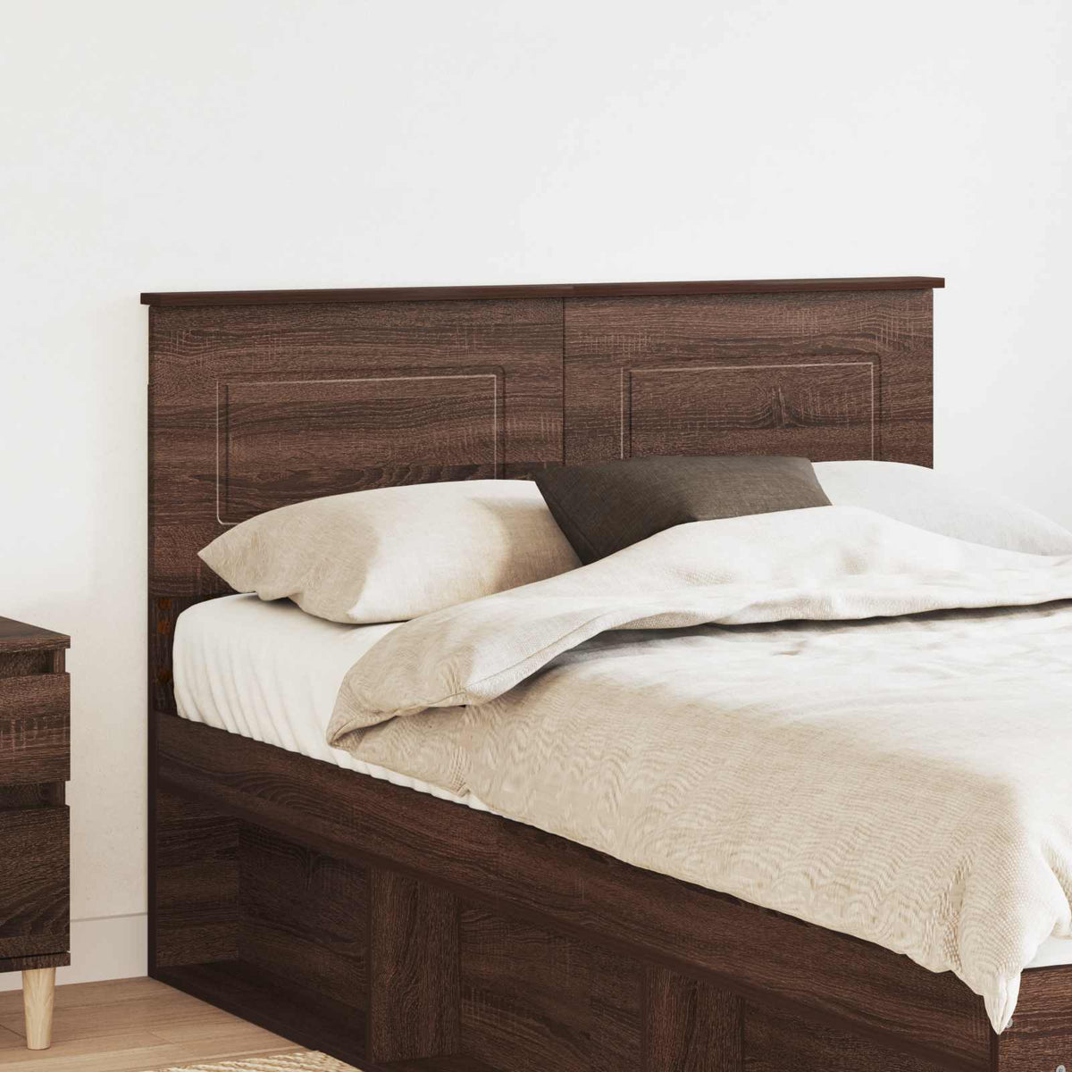 Headboard Engineered wood Brown Oak 135 cm