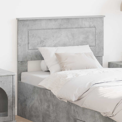 Headboard Engineered wood Concrete Grey 75 cm
