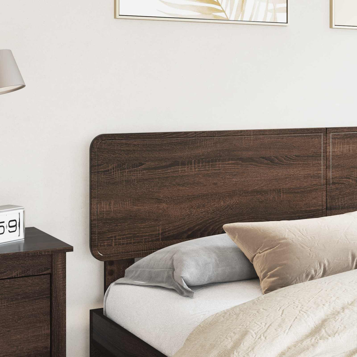 Headboard Engineered wood Brown Oak 180 cm