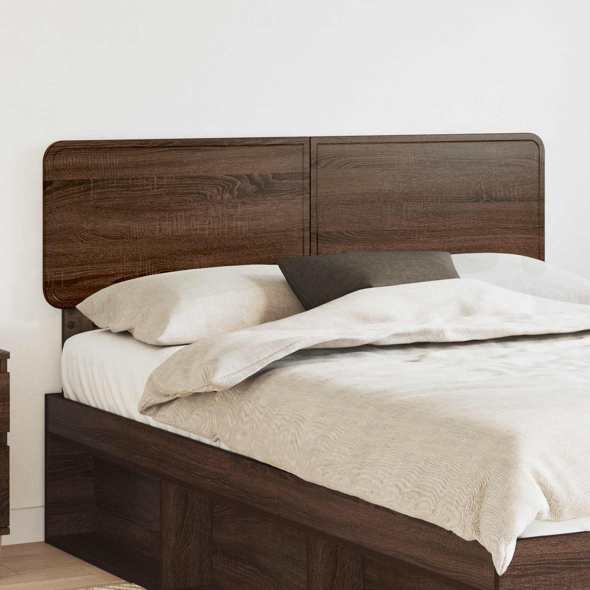 Headboard Engineered wood Brown Oak 150 cm