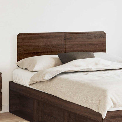 Headboard Engineered wood Brown Oak 135 cm