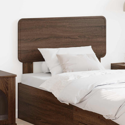 Headboard Engineered wood Brown Oak 100 cm