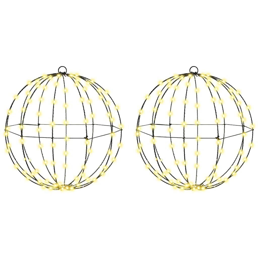 Christmas Finial Light 192 LEDs 2 pcs 40 cm Warm white