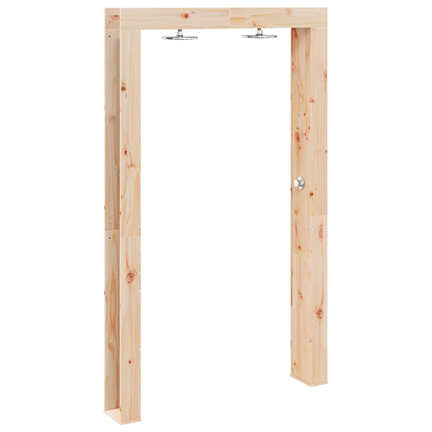 vidaXL Outdoor Shower 226 cm Solid Pine Wood and Stainless Steel 2
