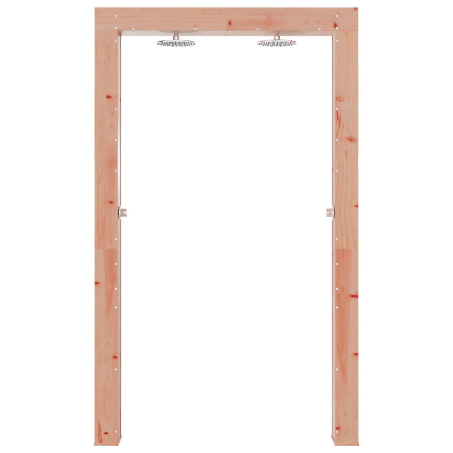 vidaXL Outdoor Shower 226 cm Solid Douglas Wood and Stainless Steel 4