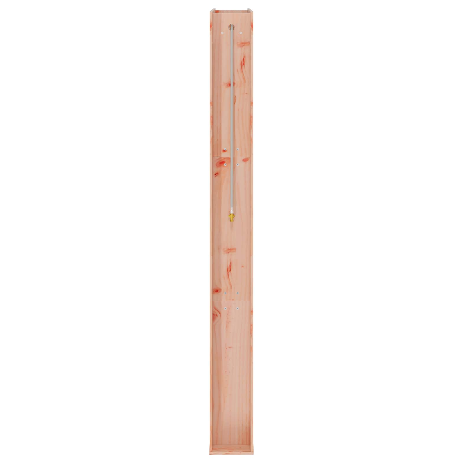 vidaXL Outdoor Shower 226 cm Solid Douglas Wood and Stainless Steel 5