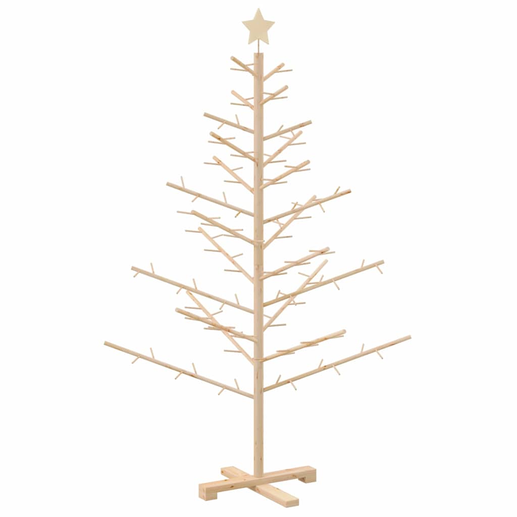Wooden Christmas Tree KOTKA Bamboo and Solid Pine Wood Natural (unfinished) 150 cm