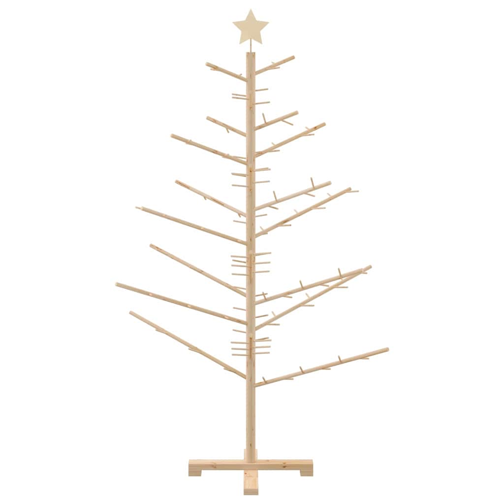 Wooden Christmas Tree KOTKA Bamboo and Solid Pine Wood Natural (unfinished) 150 cm