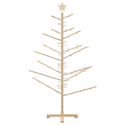Wooden Christmas Tree KOTKA Bamboo and Solid Pine Wood Natural (unfinished) 150 cm