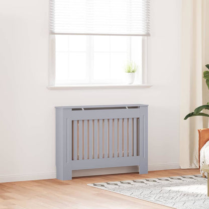 vidaXL Radiator Cover Engineered Wood 2 pcs