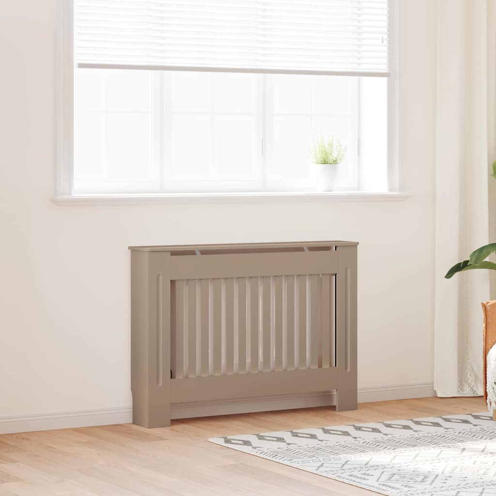 vidaXL Radiator Cover Engineered Wood 2 pcs