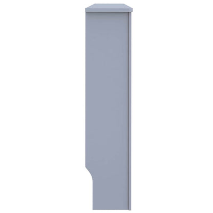 vidaXL Radiator Cover 2 pcs Grey 152 x 19 x 81.5 cm Engineered Wood 6