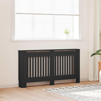 vidaXL Radiator Cover Engineered Wood 2 pcs