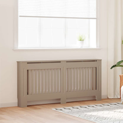 vidaXL Radiator Cover Engineered Wood 2 pcs