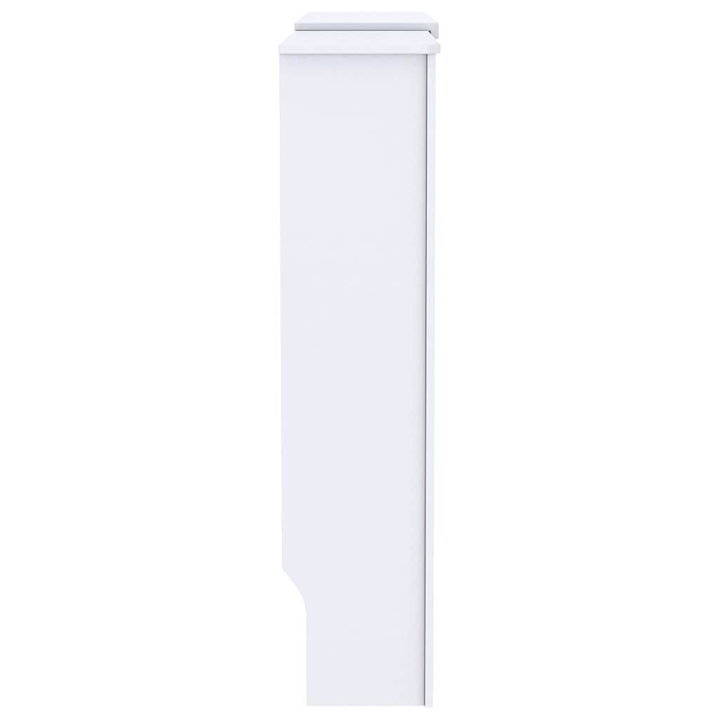 vidaXL Radiator Cover 2 pcs White 205 x 20.5 x 81.5cm Engineered Wood 6