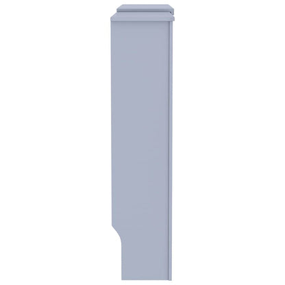 vidaXL Radiator Cover 2 pcs Grey 205 x 20.5 x 81.5cm Engineered Wood 6