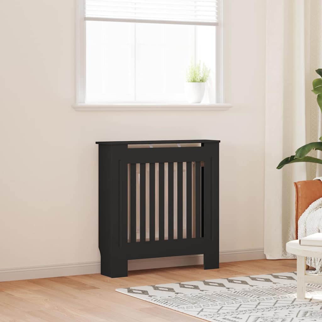 vidaXL Radiator Cover Engineered Wood 2 pcs