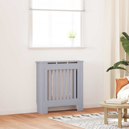 vidaXL Radiator Cover Engineered Wood 2 pcs