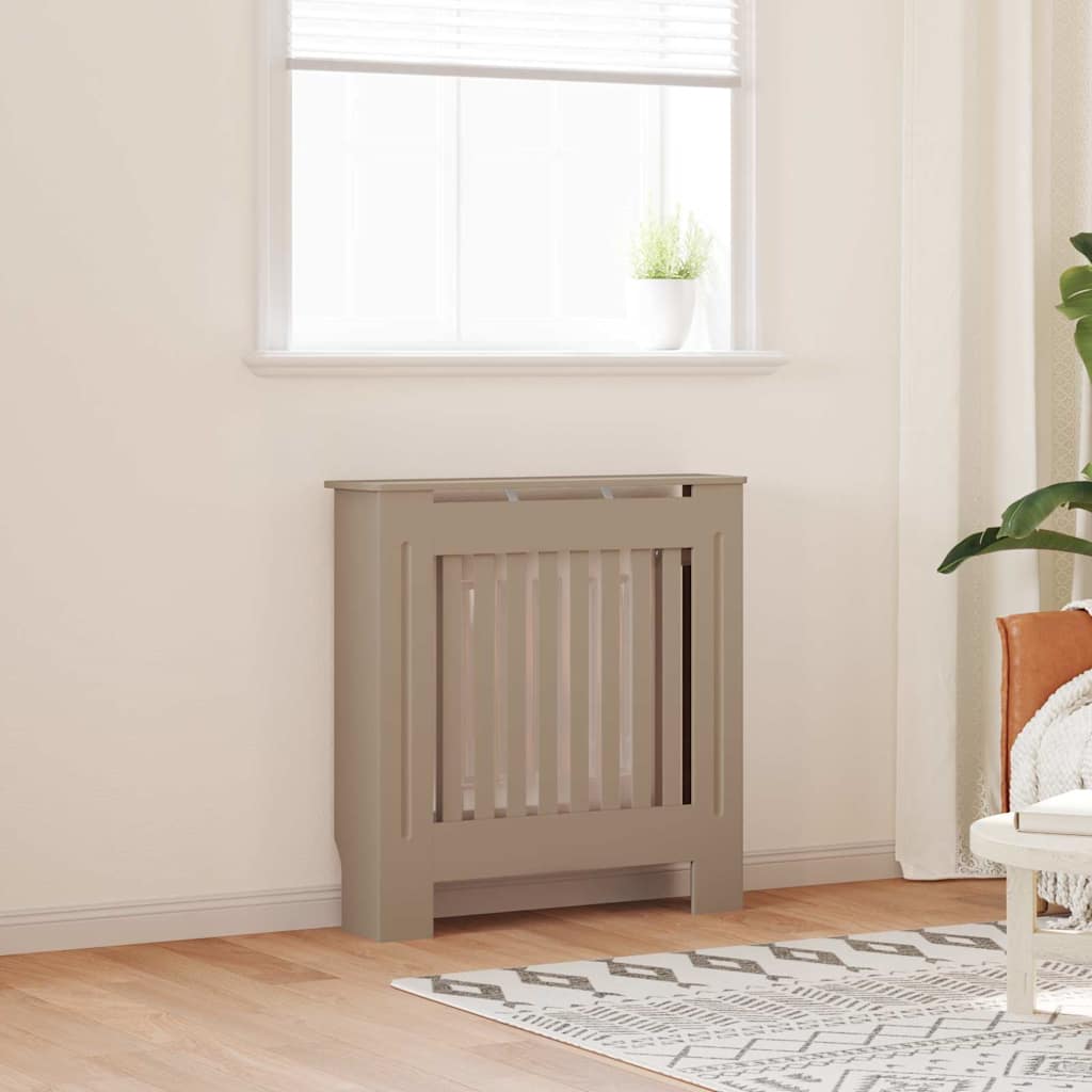 vidaXL Radiator Cover Engineered Wood 2 pcs